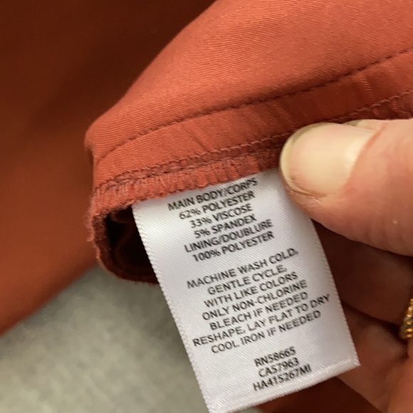 Halogen (Nordstrom) size 18 rust pant - Picture 11 of 11